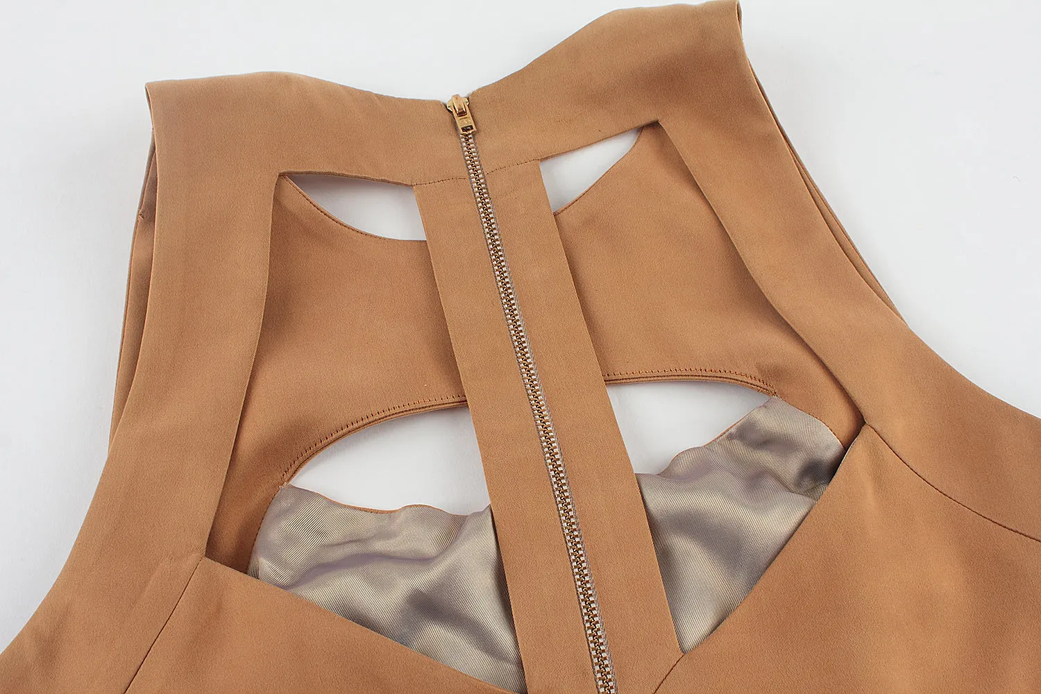 Cut-out Embellished Dress