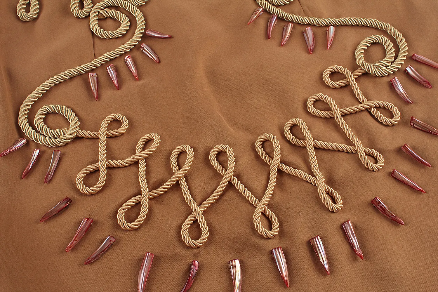 Cut-out Embellished Dress