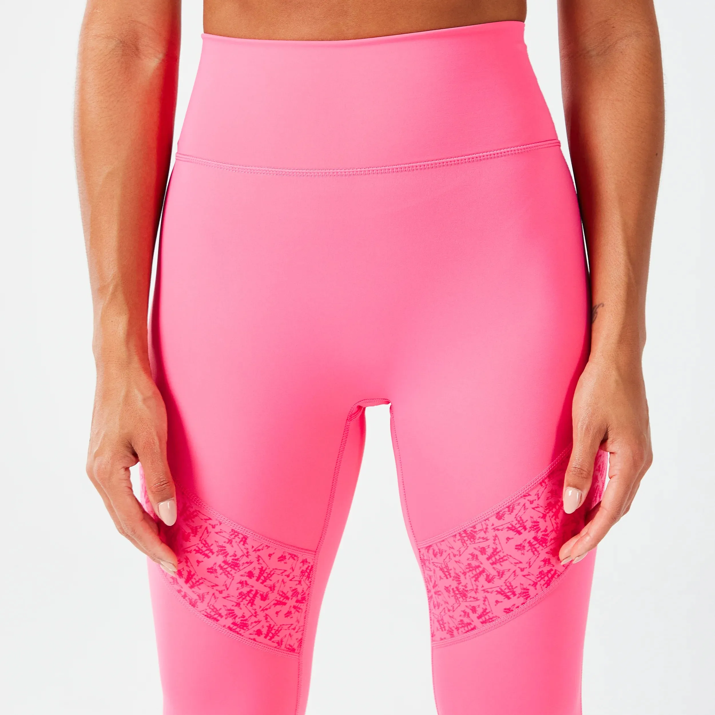 Glitch Leggings 24" - Hot Pink