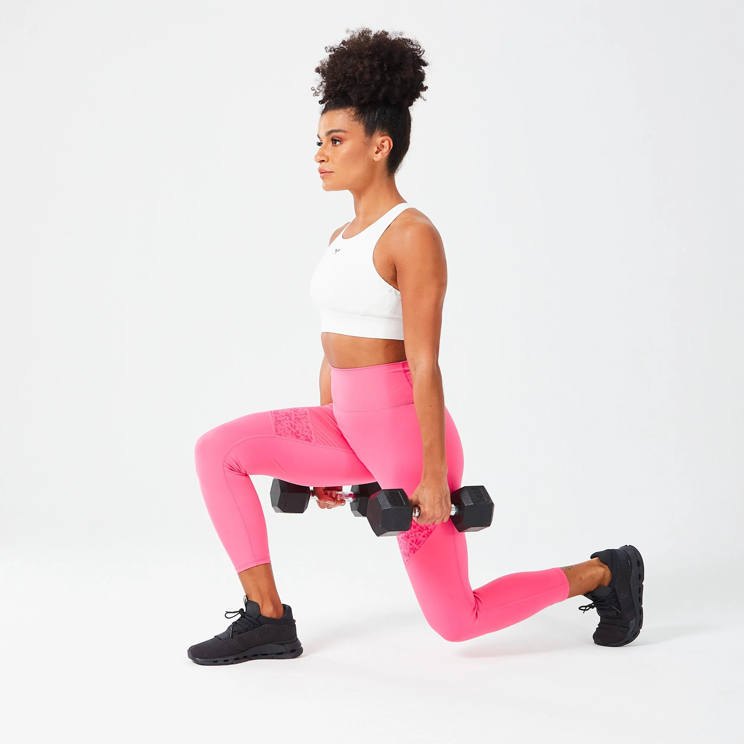 Glitch Leggings 24" - Hot Pink