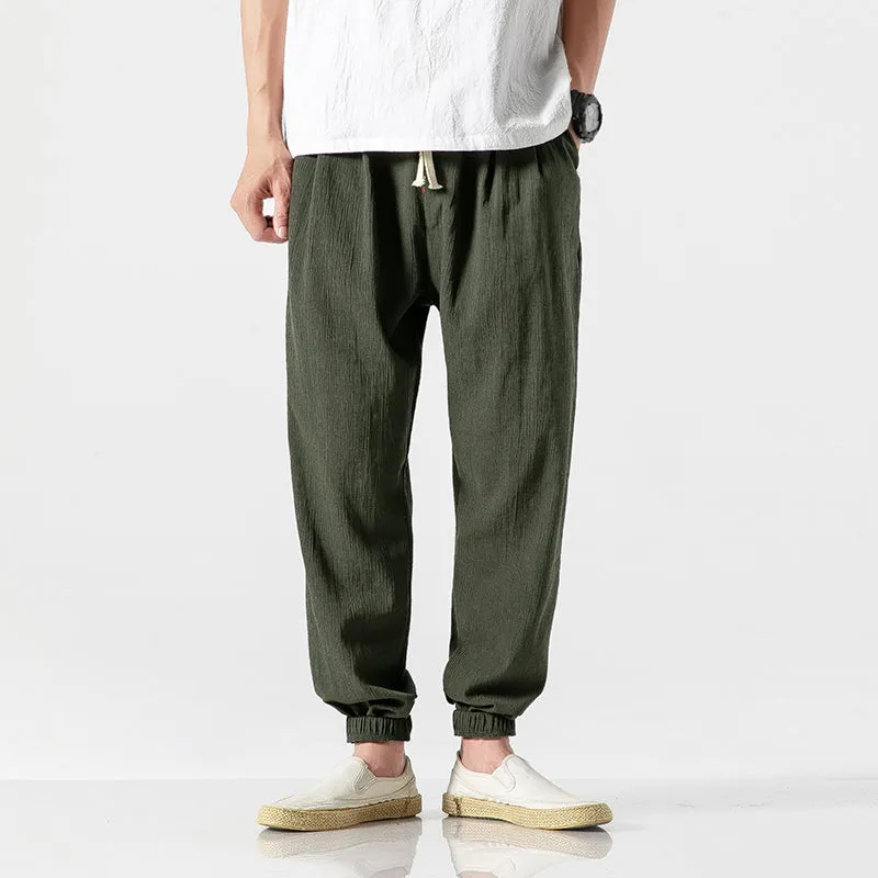 Harem Traditional Style Cotton/Linen Pants