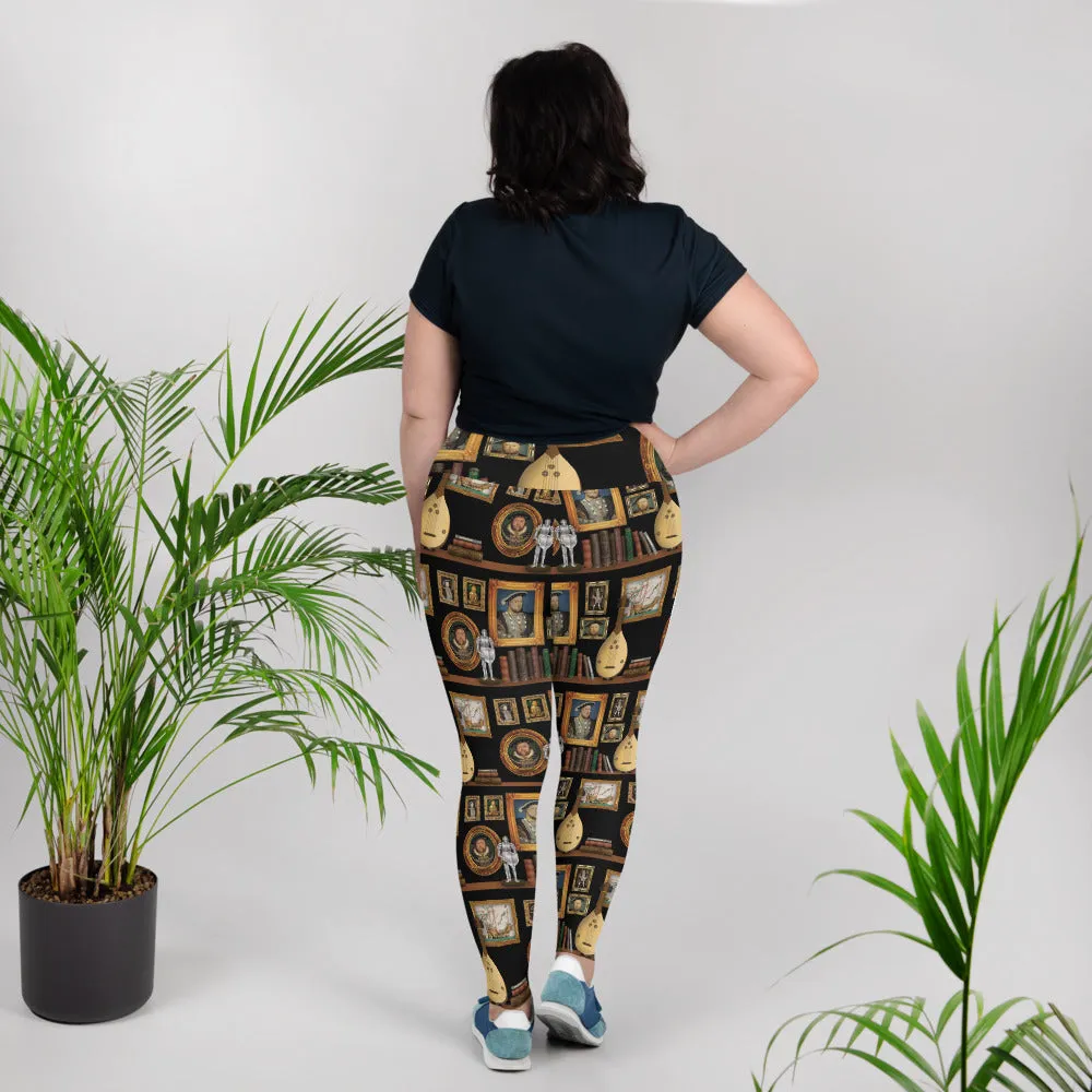 Henry VIII All-Over Print Plus Size Leggings