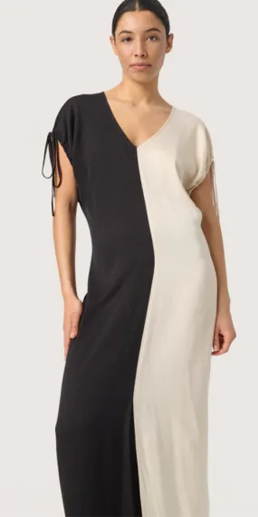 Soaked in Luxury Half and Half Dress