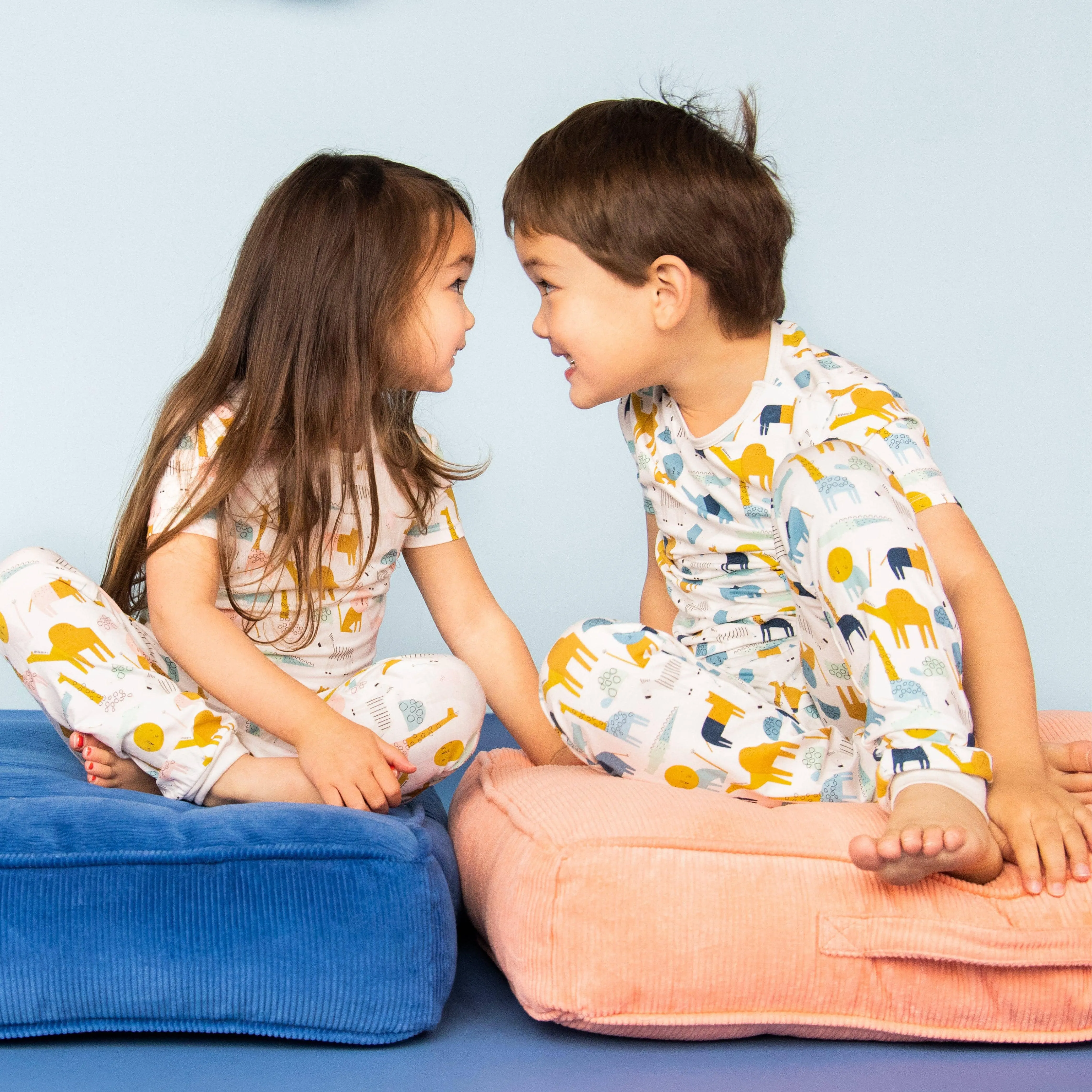 the fast and the furriest modal magnetic toddler pj | pink